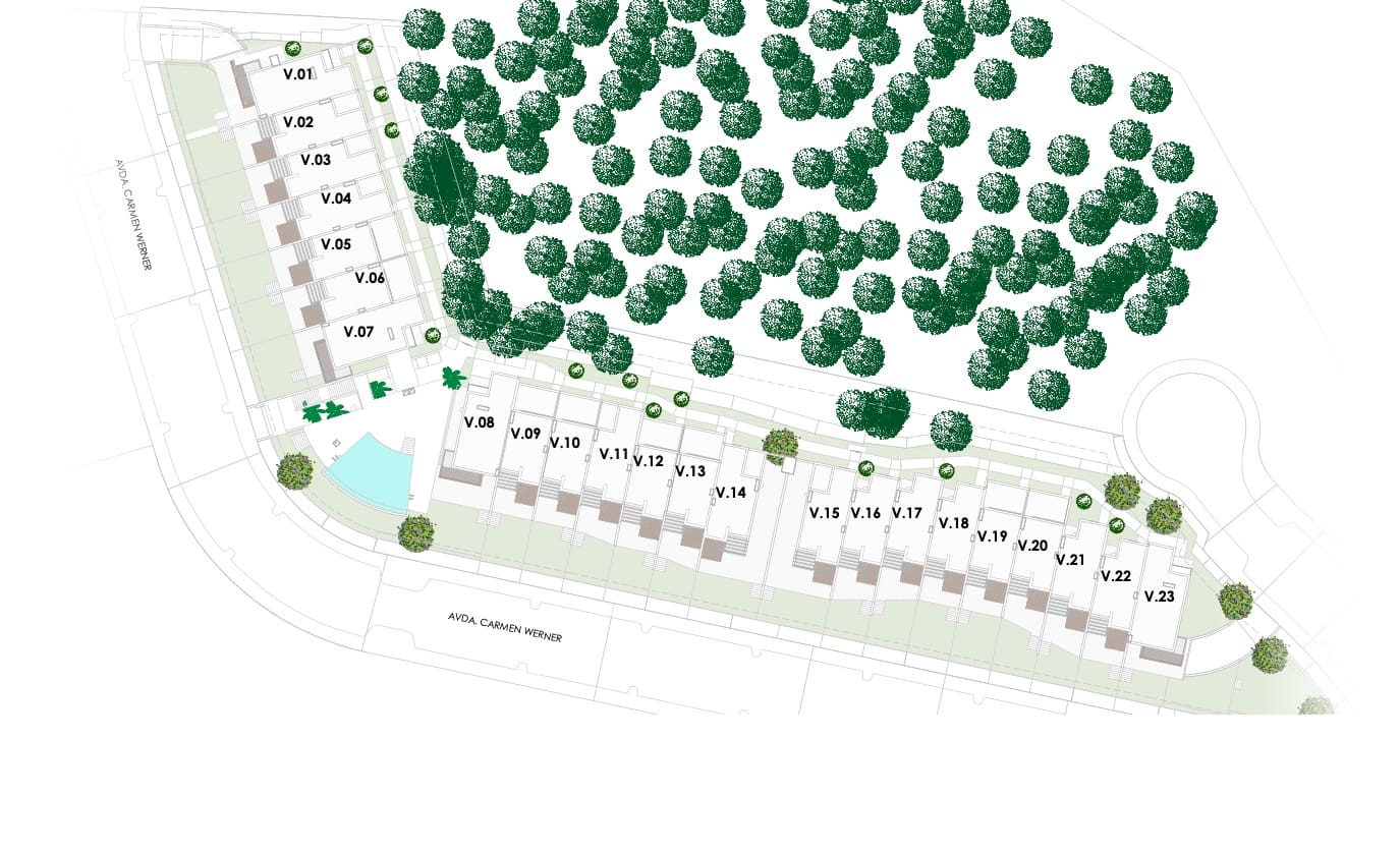 4 soveværelse Byhus til salg i El Chaparral med swimmingpool garage - € 1.064.000 (Ref: 8879655)