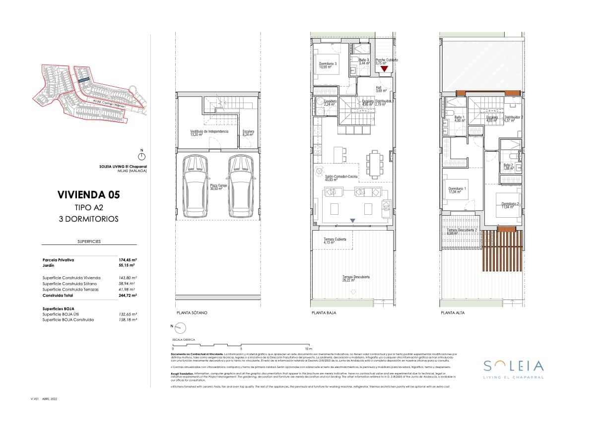 4 soveværelse Semi-Rækkehus til salg i Mijas Costa med swimmingpool garage - € 1.290.000 (Ref: 8992489)