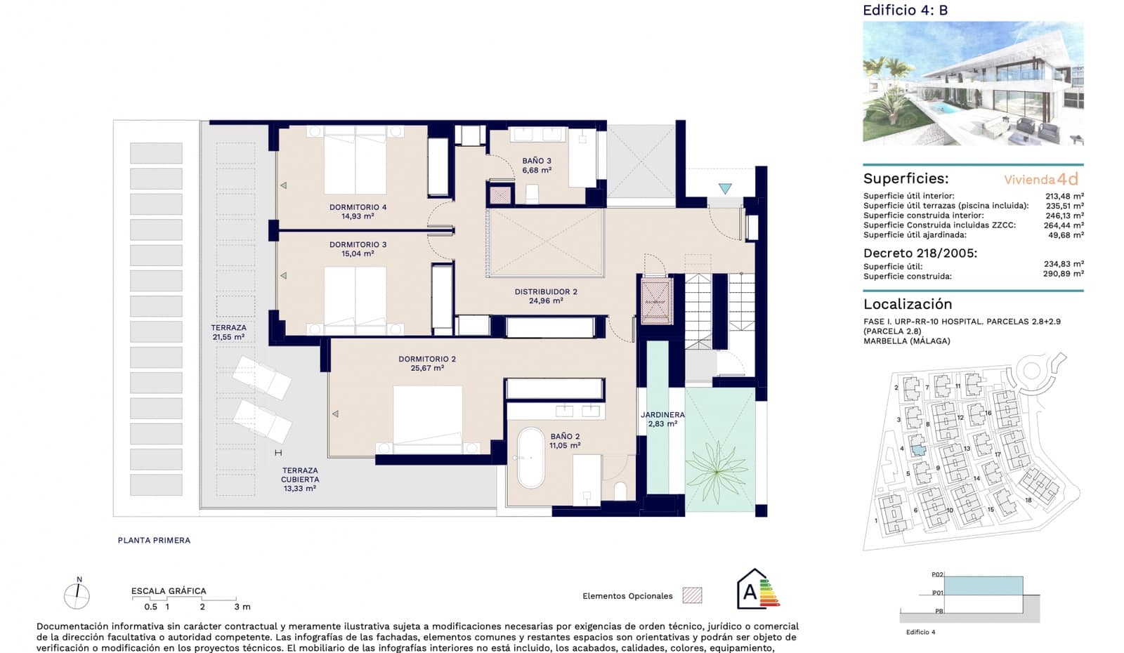 4 sovrum Semi-fristående Villa till salu i Marbella med pool garage - 1 890 000 € (Ref: 9099197)
