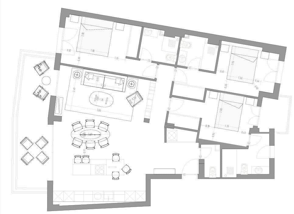 3 soveværelse Lejlighed til salg i Malaga by - € 1.500.000 (Ref: 9147277)