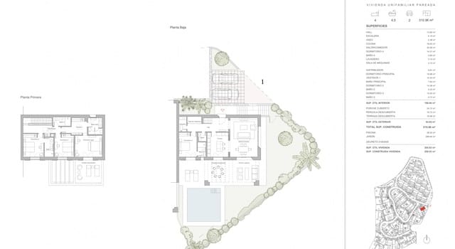 4 slaapkamer Halfvrijstaande villa te koop in Sotogrande Alto, San Roque met zwembad garage - € 1.459.000 (Ref: 9167355)