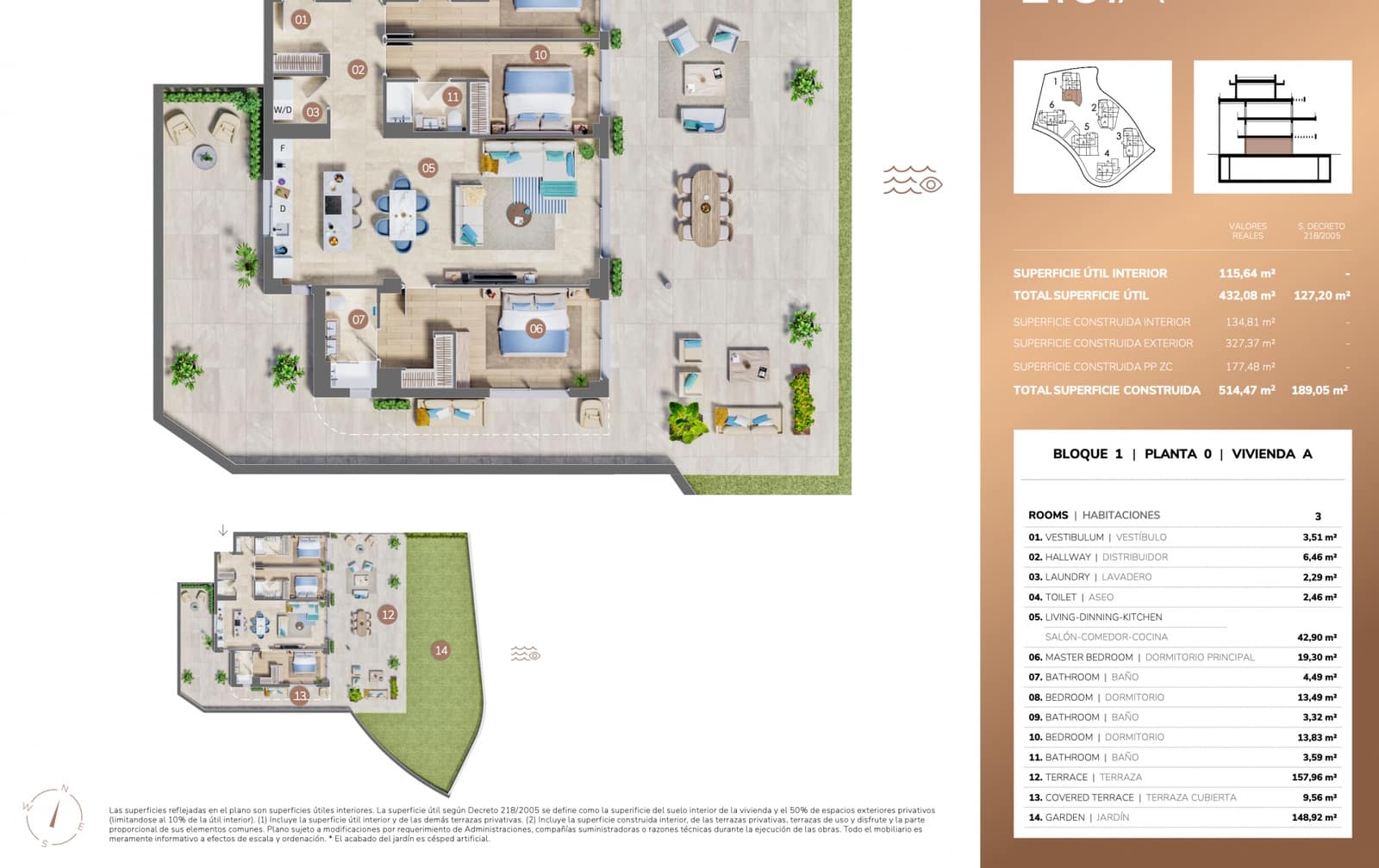 3 bedroom Apartment for sale in Mijas Costa with pool garage - € 1,345,000 (Ref: 9169608)