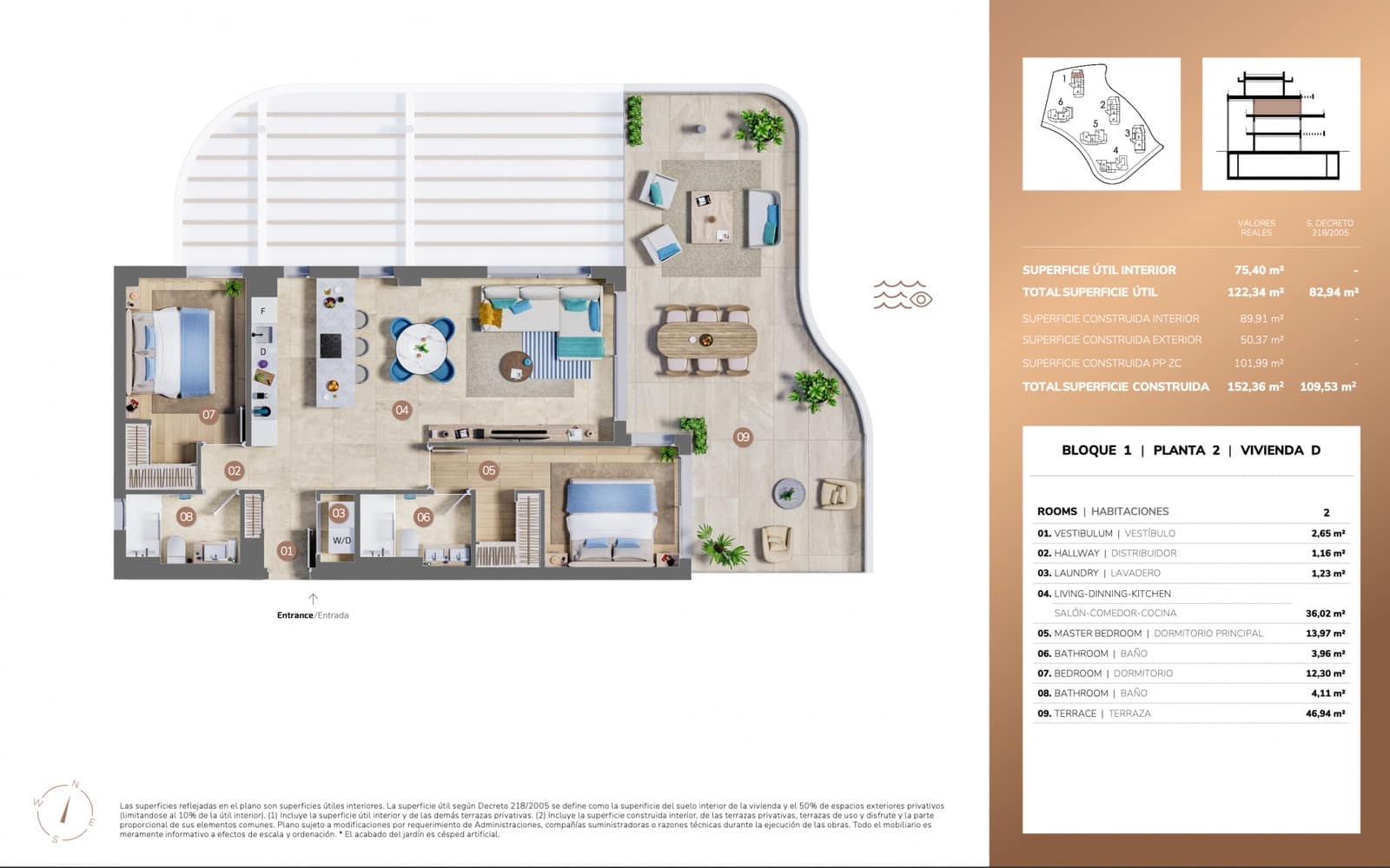 2 bedroom Apartment for sale in Mijas Costa with pool garage - € 797,000 (Ref: 9169609)