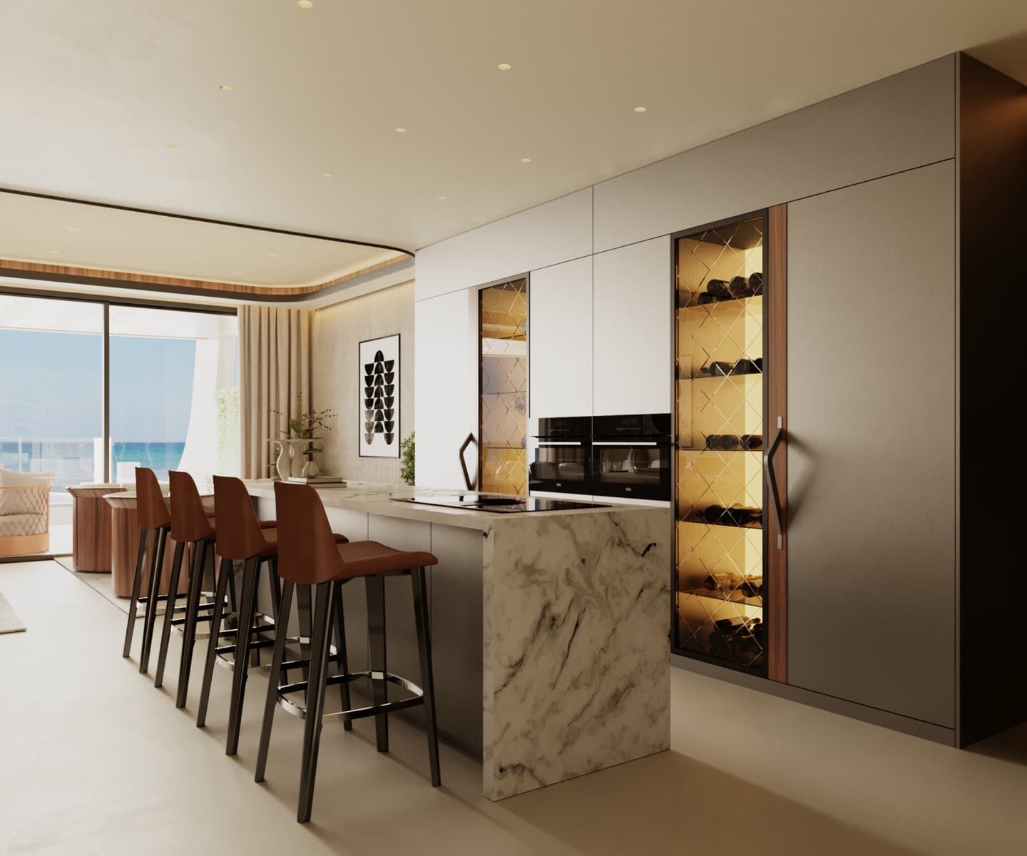 2 sovrum Lägenhet till salu i Golden Mile med pool garage - 3 450 000 € (Ref: 9174586)