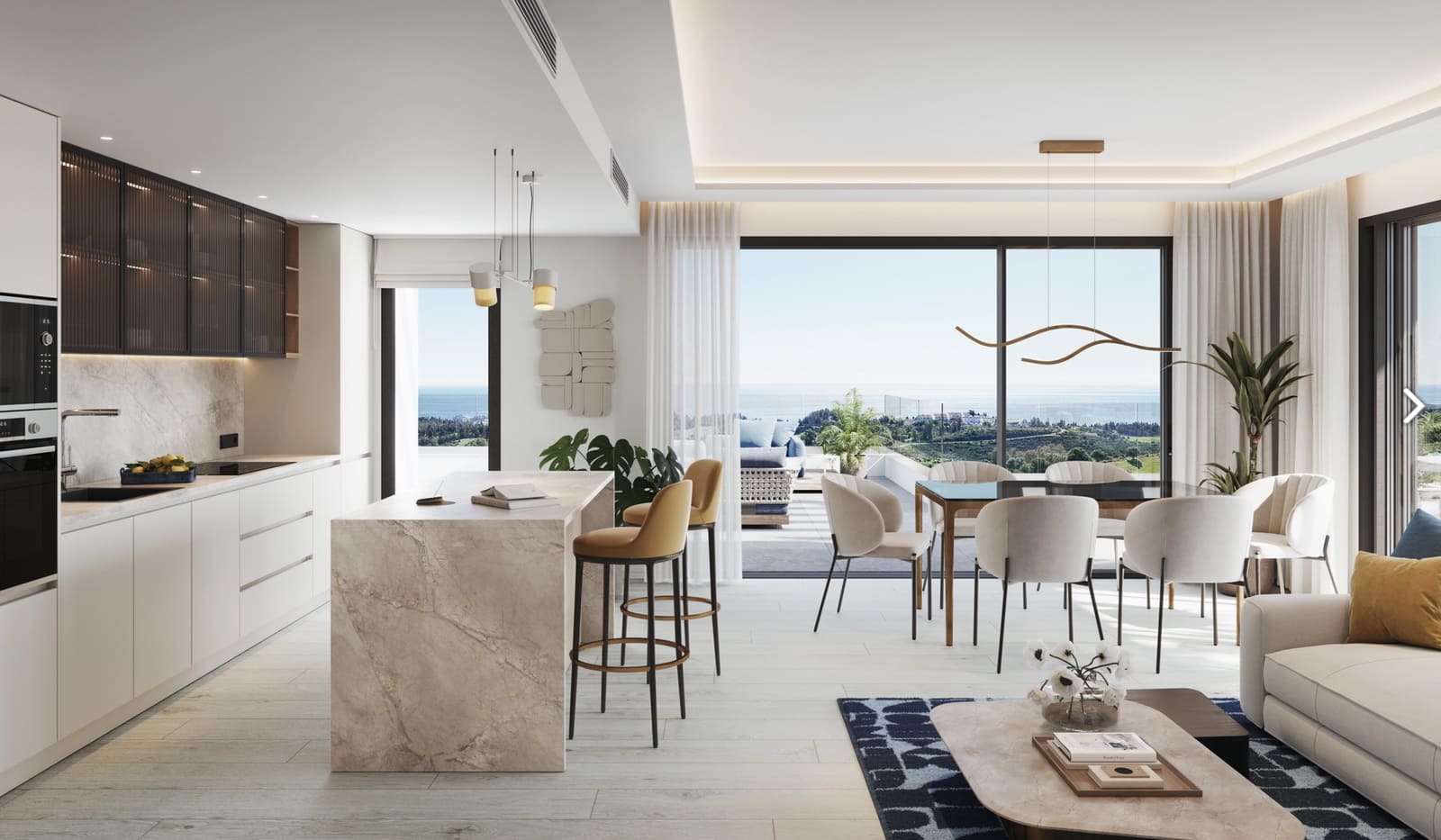 4 sovrum Takvåning till salu i Mijas Costa med pool garage - 1 686 000 € (Ref: 9189160)