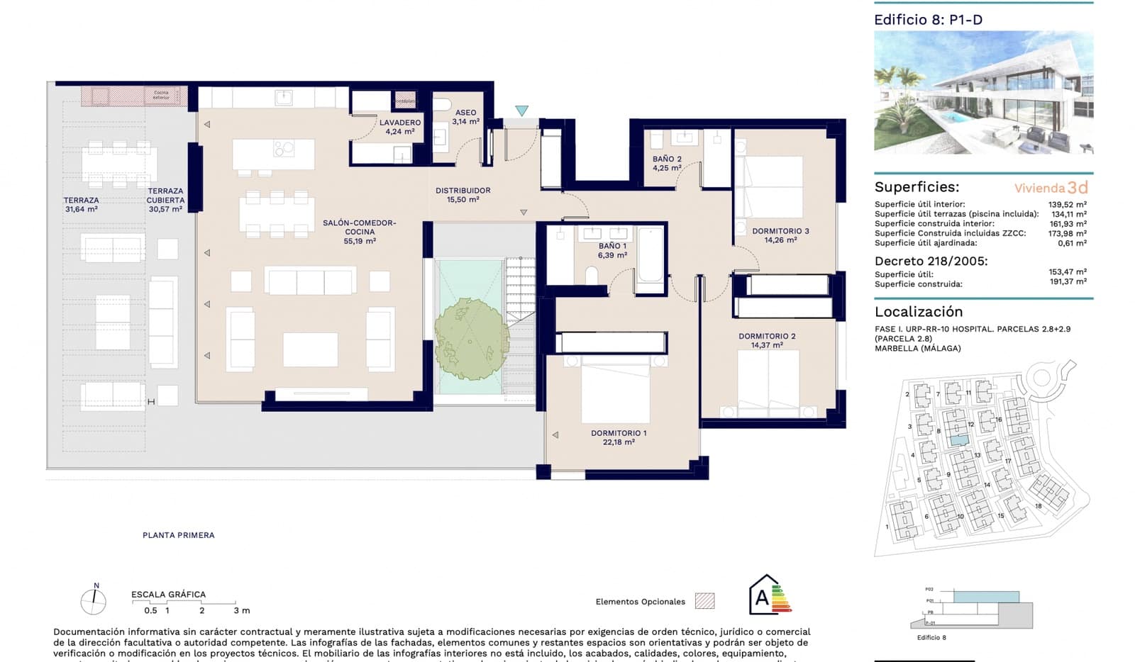 3 sypialnia Penthouse na sprzedaż w Marbella z basenem garażem - 1 766 000 € (Ref: 9193884)