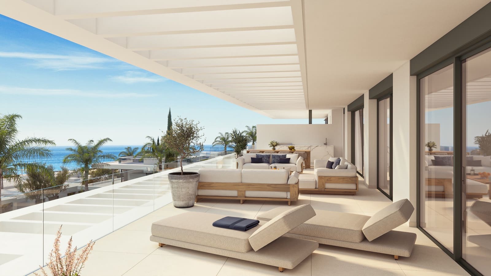 2 sypialnia Penthouse na sprzedaż w Marbella z basenem garażem - 1 650 000 € (Ref: 9193885)