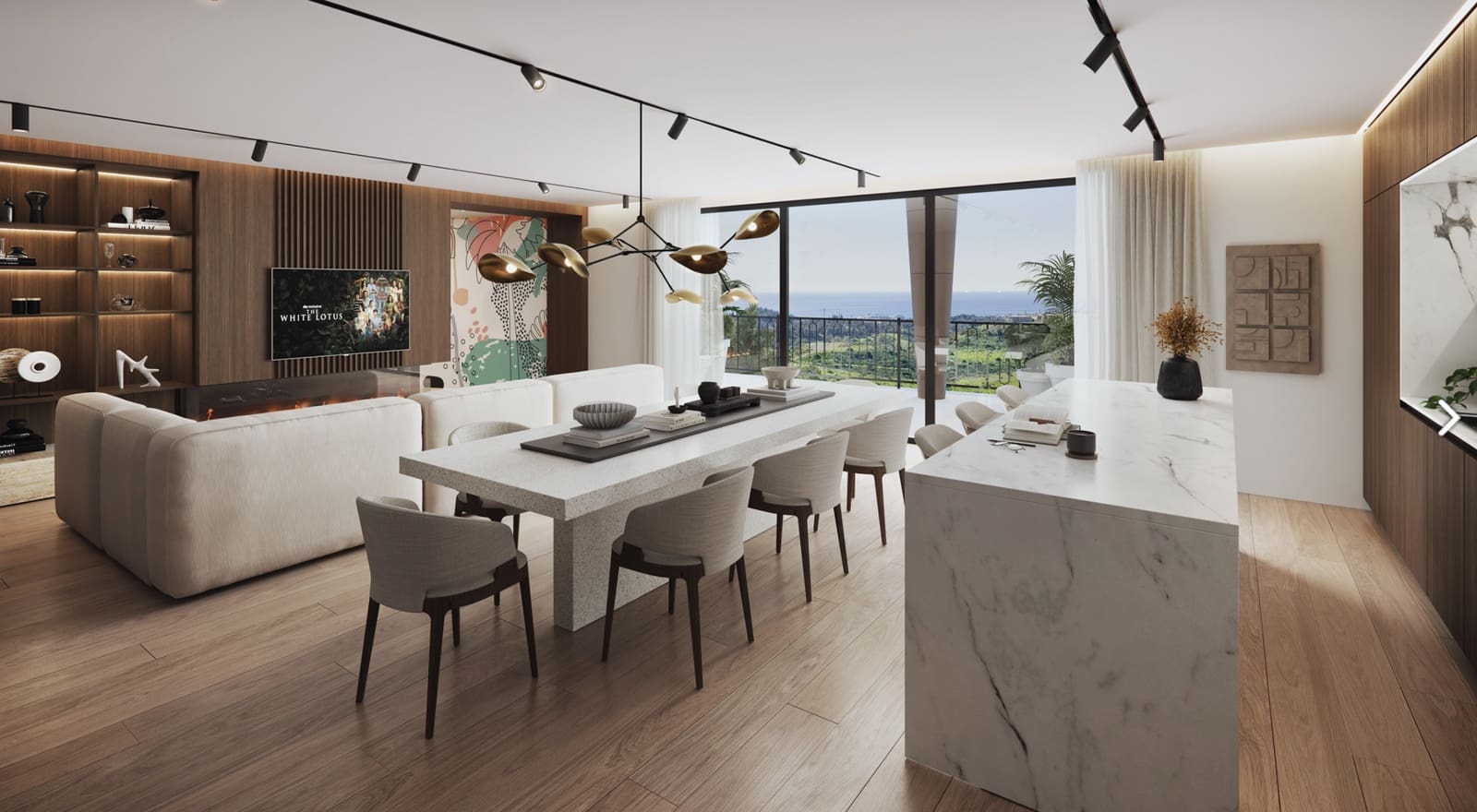 4 sovrum Takvåning till salu i Mijas Costa med pool garage - 1 686 000 € (Ref: 9297403)