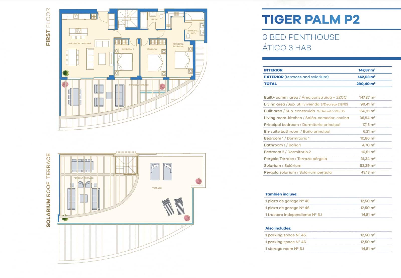3 sovrum Takvåning till salu i La Cala de Mijas med pool garage - 1 450 000 € (Ref: 9306349)