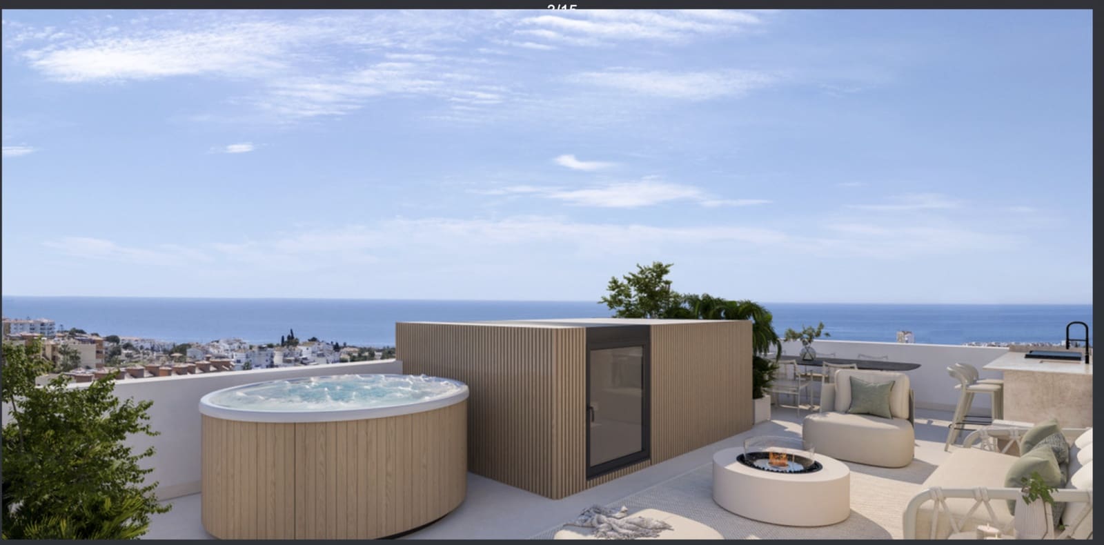 3 makuuhuone Omakotitalo myytävänä paikassa Mijas Costa mukana uima-altaan 
autotalli - 925 000 € (Ref: 9375050)