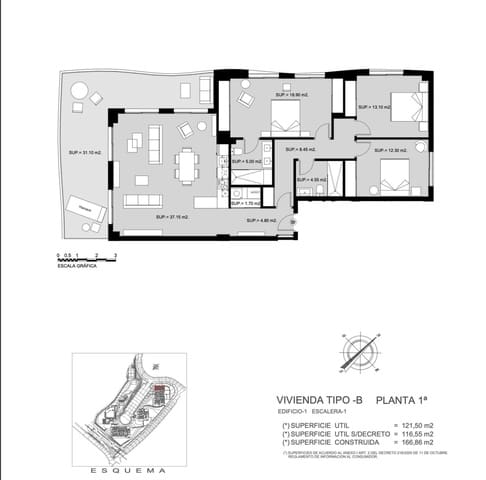 2 bedroom Apartment for sale in El Chaparral, Mijas with pool garage - € 490,000 (Ref: 9385260)