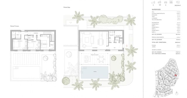 3 makuuhuone Omakotitalo myytävänä paikassa Sotogrande Alto, San Roque mukana uima-altaan 
autotalli - 974 000 € (Ref: 9441782)