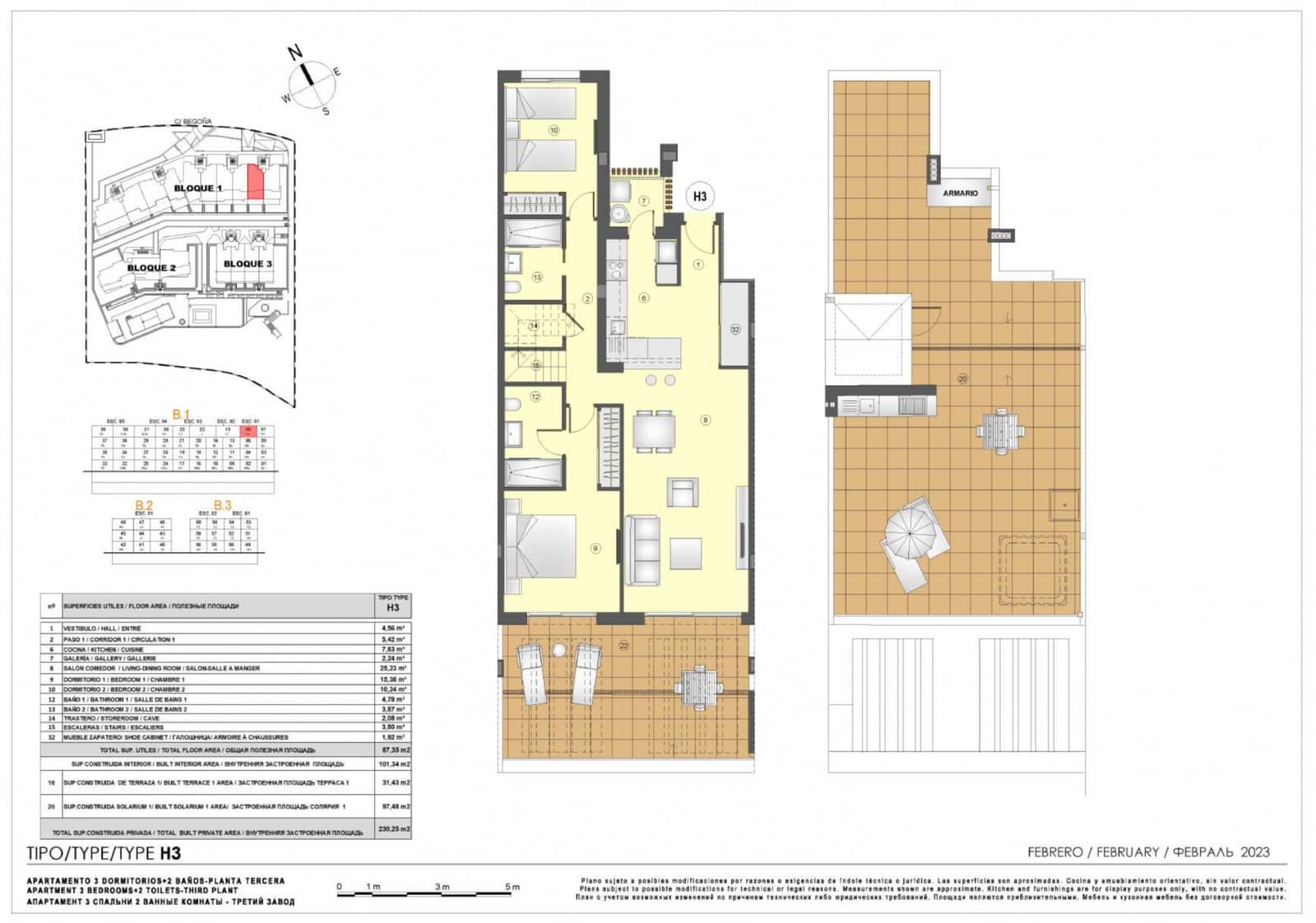 2 bedroom Penthouse for sale in Fuengirola with pool garage - € 795,000 (Ref: 9441789)