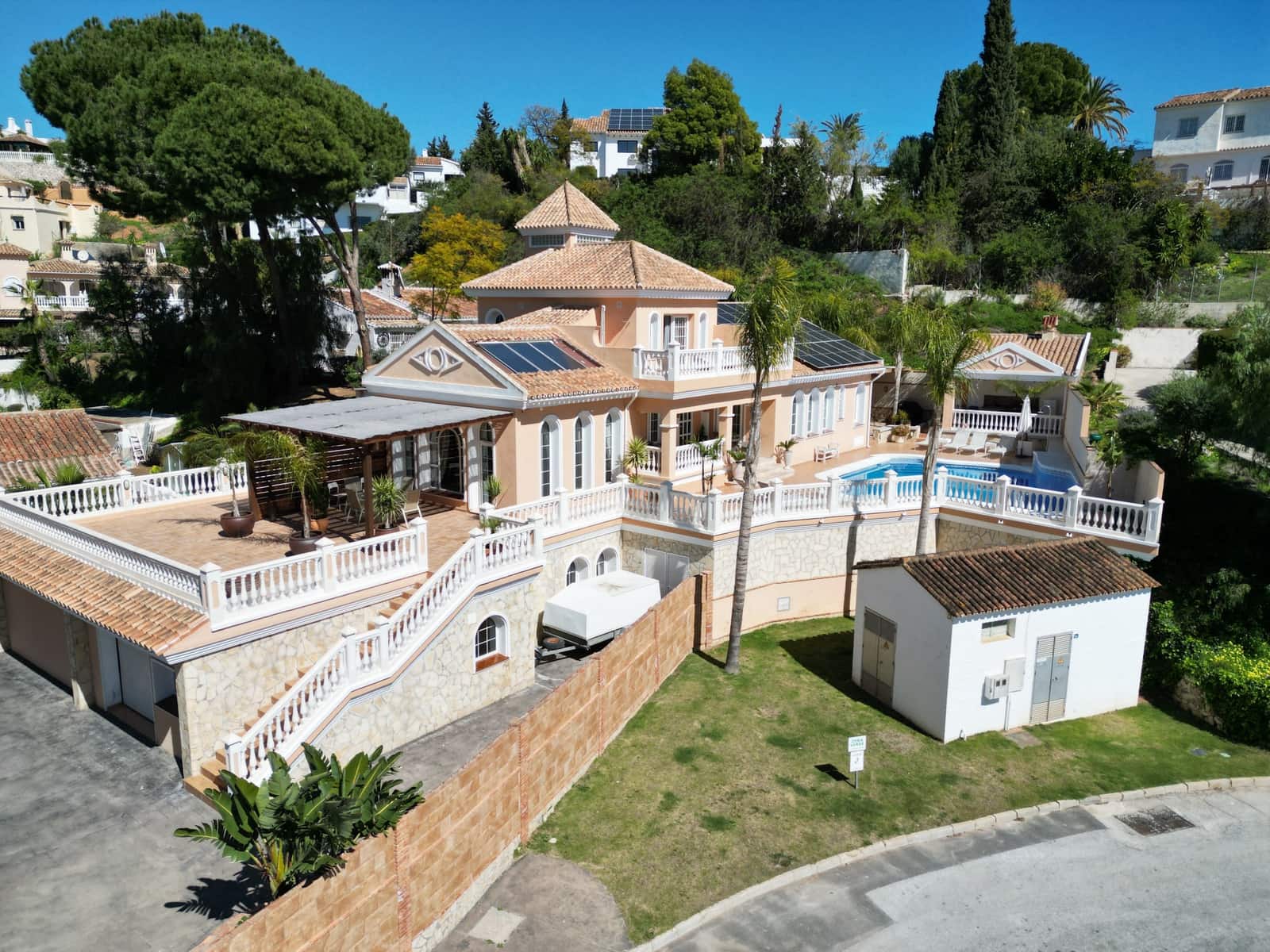 5 sypialnia Willa na sprzedaż w Campo Mijas z basenem garażem - 1 500 000 € (Ref: 9474018)