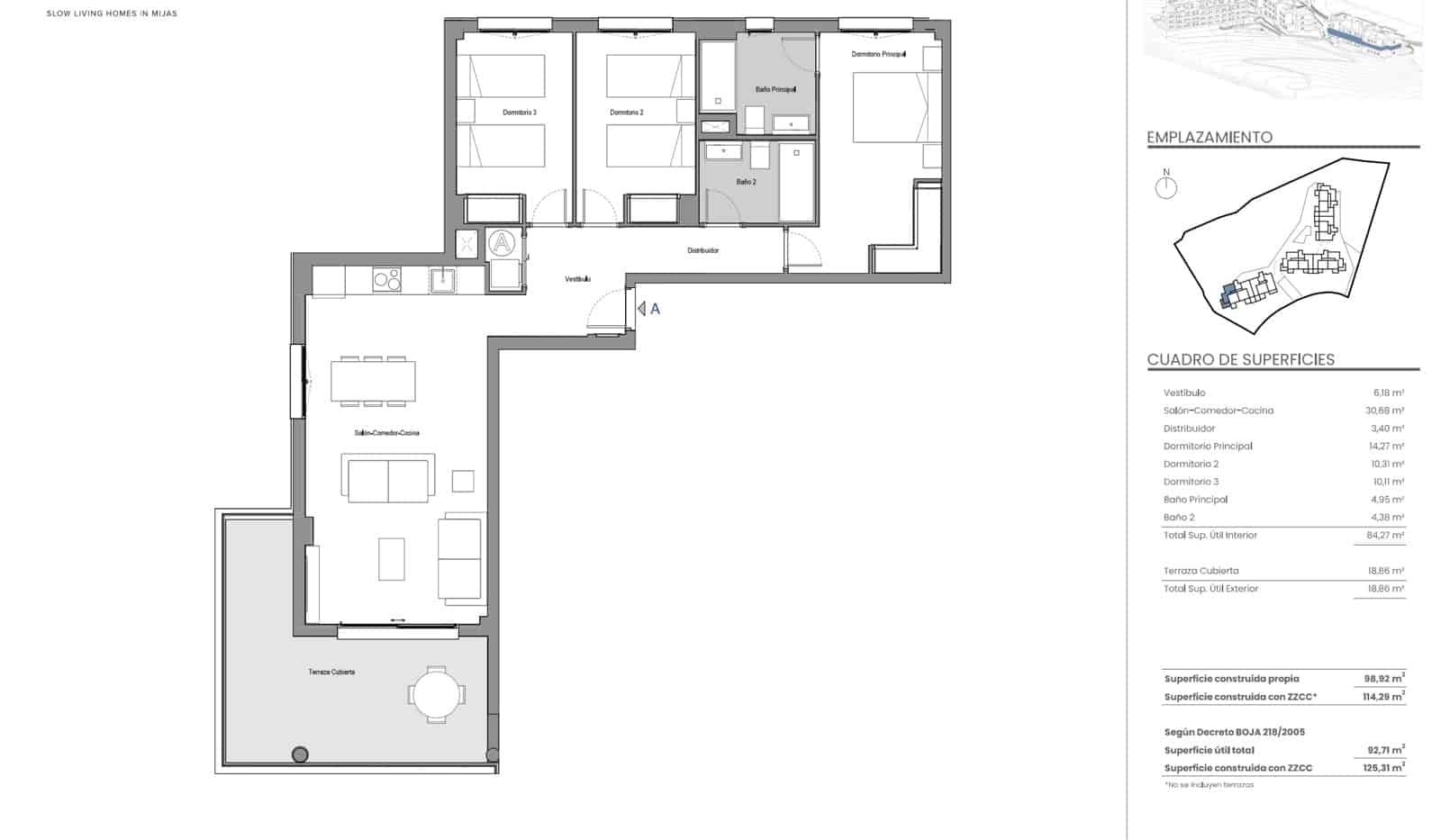 3 soverom Leilighet til salgs i Mijas Costa med svømmebasseng garasje - € 550 000 (Ref: 9527349)