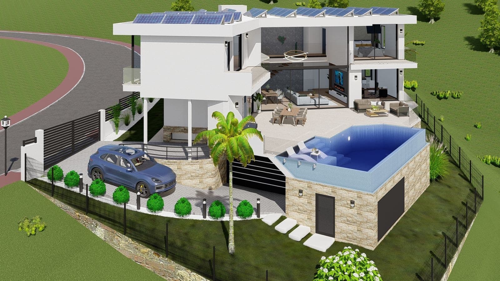 4 soveværelse Villa til salg i Mijas med swimmingpool garage - € 1.850.000 (Ref: 9598728)