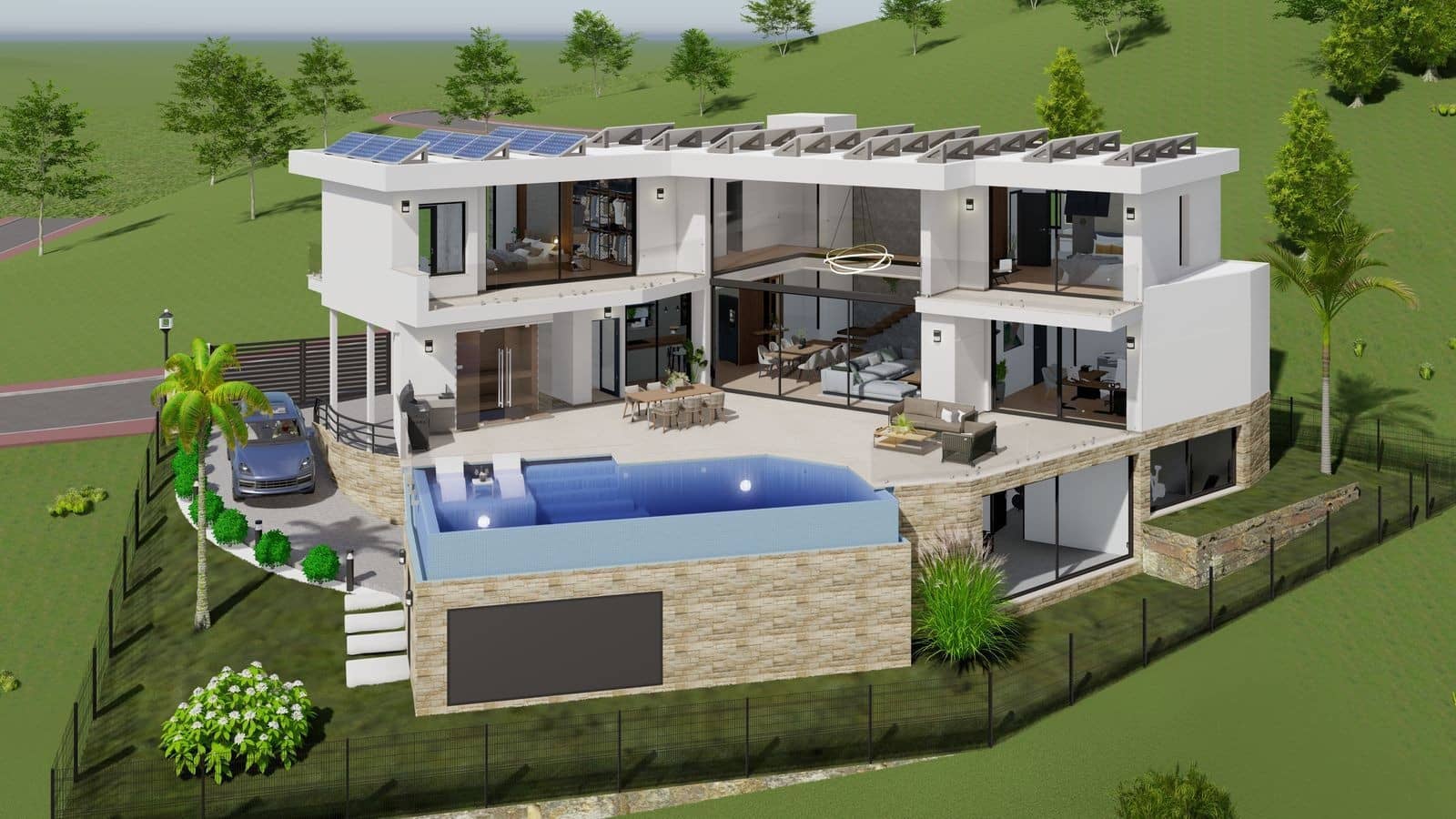 4 soveværelse Villa til salg i Mijas med swimmingpool garage - € 1.850.000 (Ref: 9598728)