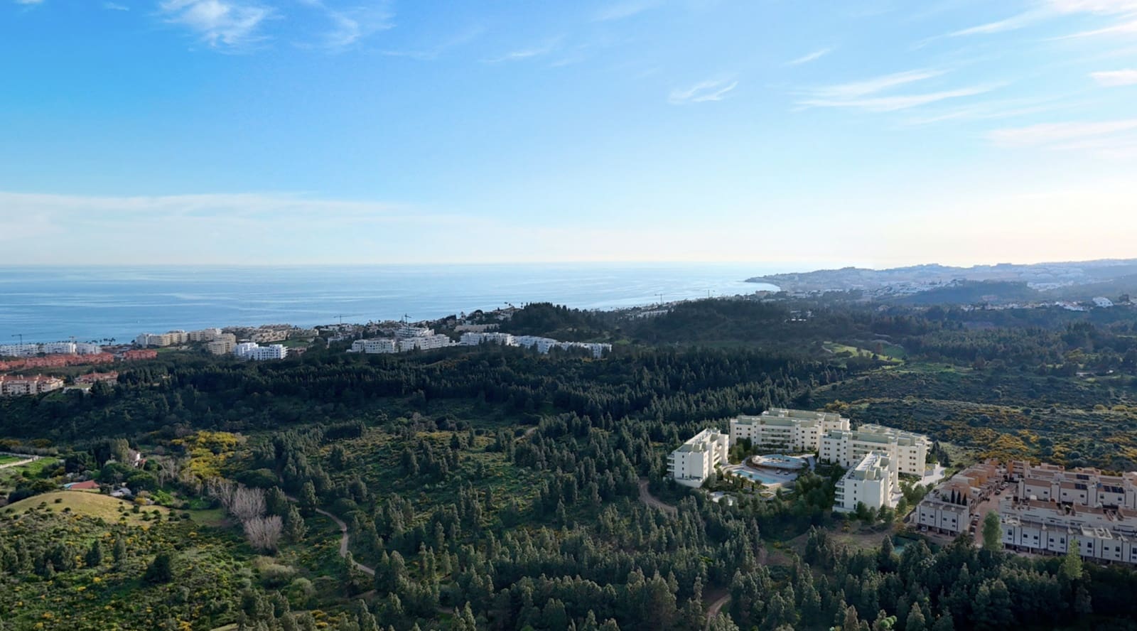 2 sypialnia Apartament na sprzedaż w Mijas Costa z basenem garażem - 392 000 € (Ref: 9761899)