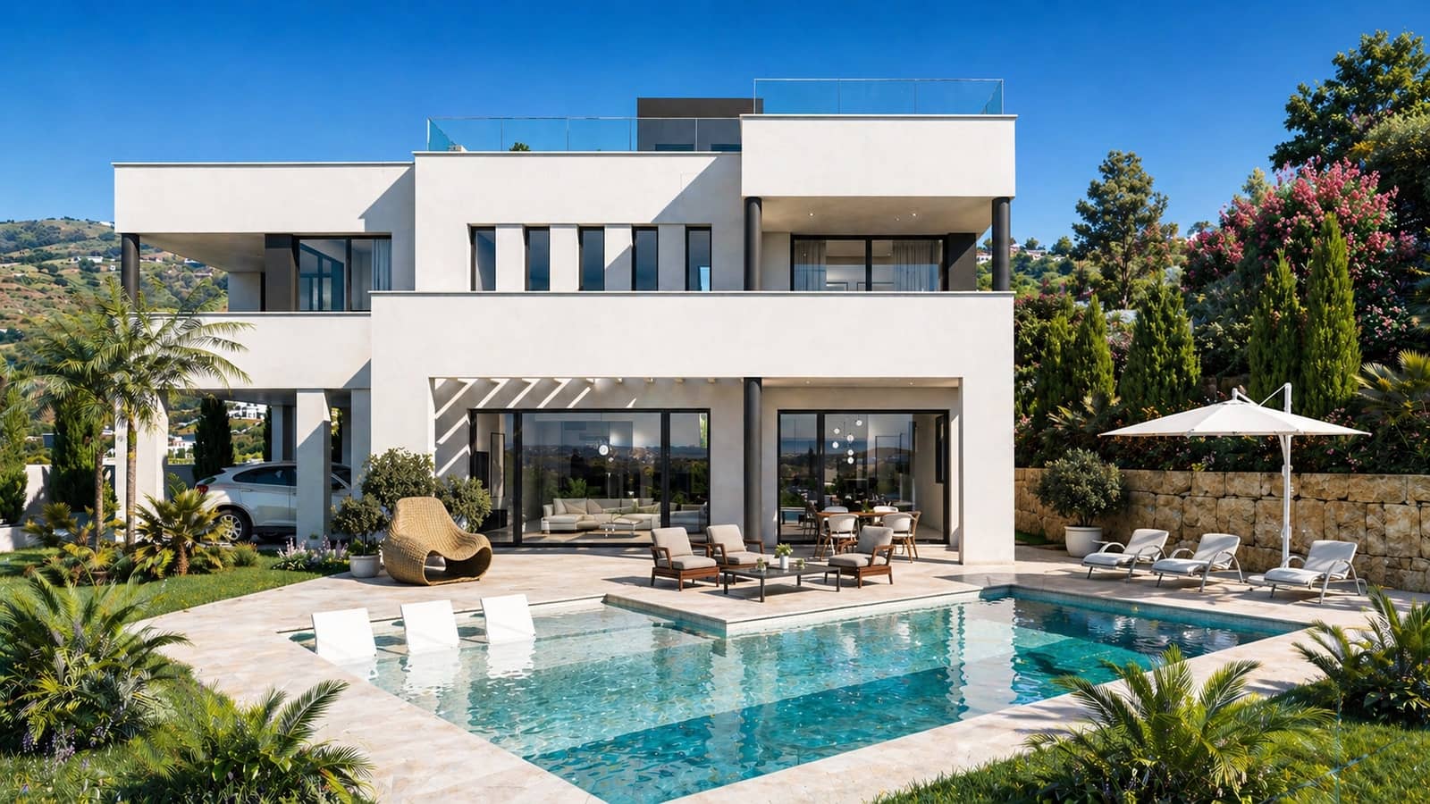 3 bedroom Villa for sale in Mijas Costa with pool garage - € 1,890,000 (Ref: 9822493)