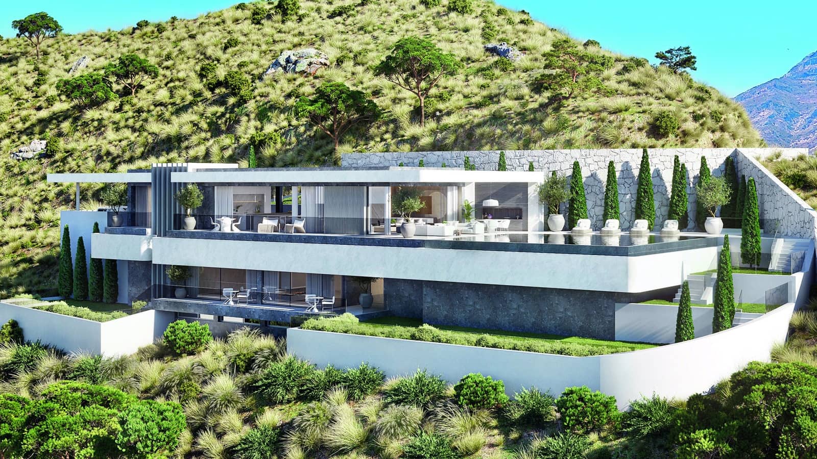 4 sypialnia Willa na sprzedaż w Benahavis z basenem garażem - 7 995 000 € (Ref: 9865077)