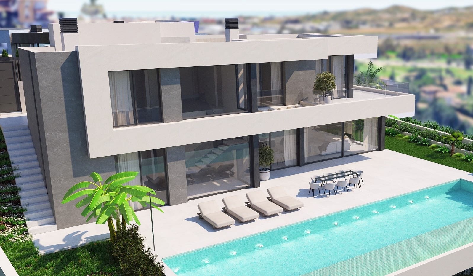 Chalet de 4 habitaciones en Mijas Costa en venta con piscina garaje - 1.900.000 € (Ref: 9868485)