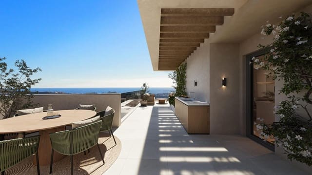 3 soverom Penthouse til salgs i Mijas Costa, Mijas med svømmebasseng garasje - € 954 000 (Ref: 9970327)