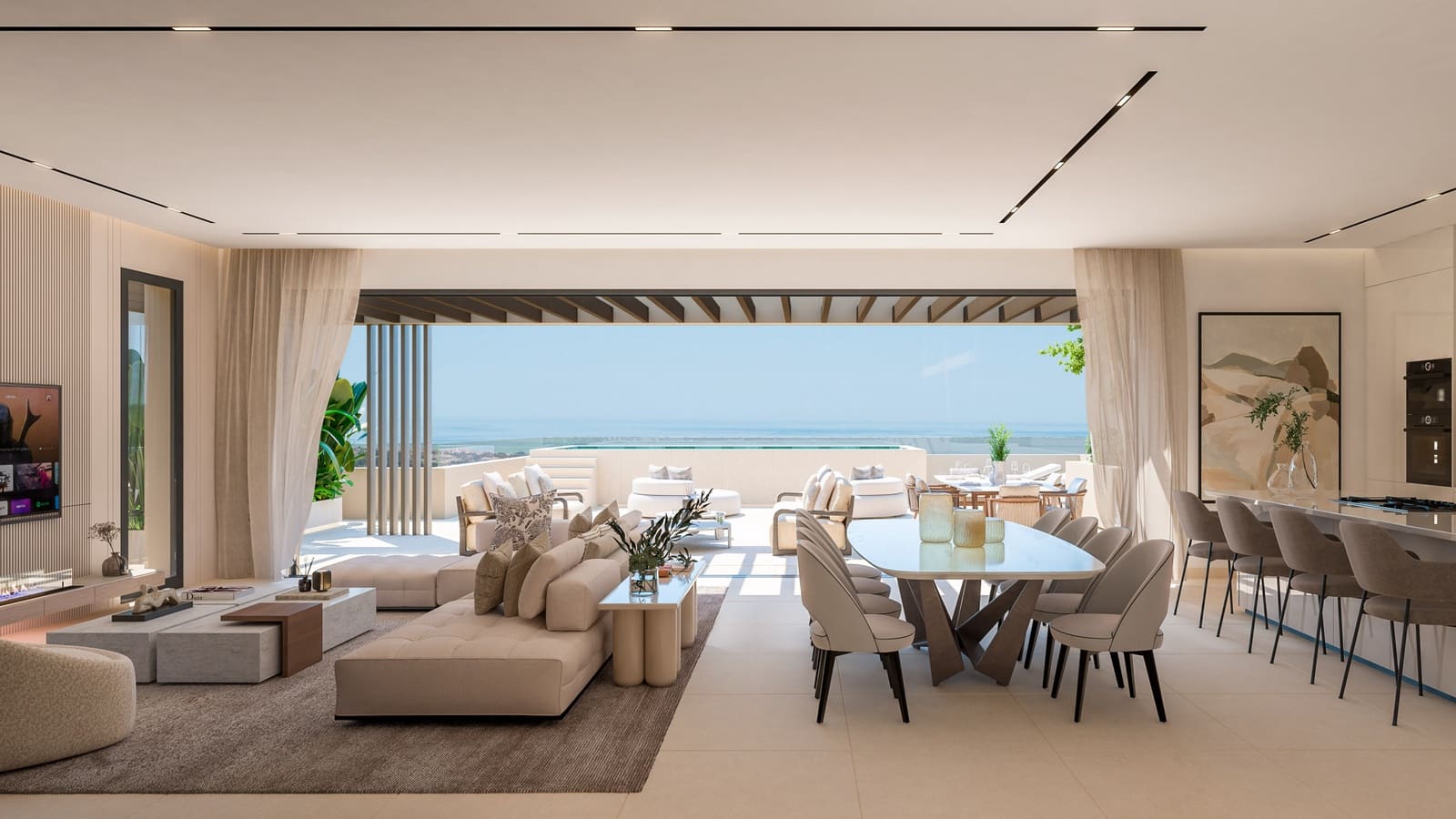 3 soverom Penthouse til salgs i Benahavis med svømmebasseng garasje - € 2 400 000 (Ref: 9970331)