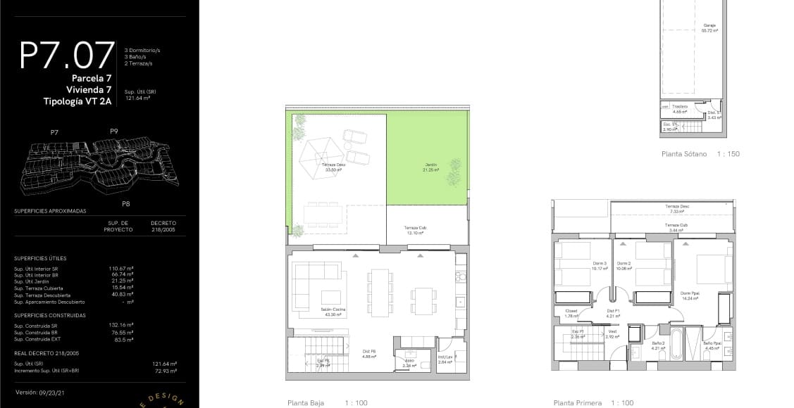 3 soveværelse Byhus til salg i El Chaparral med swimmingpool garage - € 850.000 (Ref: 9978523)
