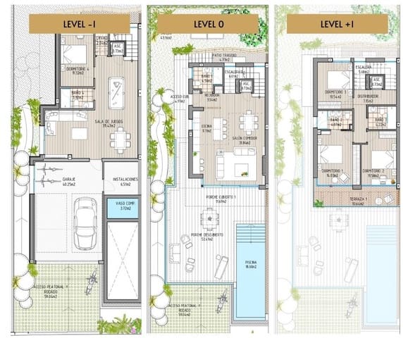 Pareado de 4 habitaciones en La Cala de Mijas, Mijas en venta con piscina garaje - 896.000 € (Ref: 9996841)