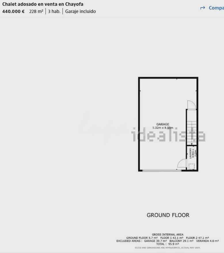 3 slaapkamer Huis te koop in Chayofa - € 440.000 (Ref: 8830371)