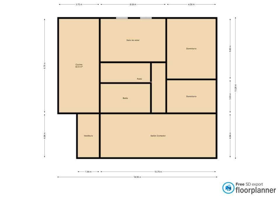 3 soveværelse Lejlighed til salg i Sevilla by - € 299.000 (Ref: 9541616)