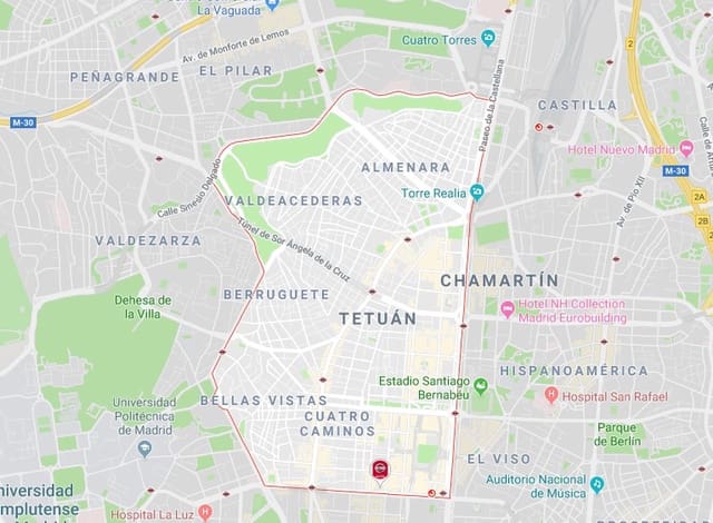 Tontti myytävänä paikassa Chamartín, Madrid kaupunki - 1 870 000 € (Ref: 9203534)