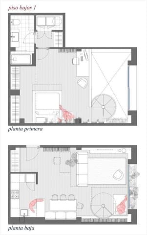 1 bedroom Flat for sale in Sants, Barcelona city - € 285,000 (Ref: 9203621)