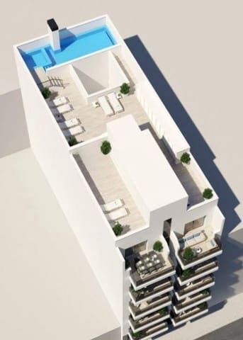 2 slaapkamer Penthouse te koop in Playa del Cura, Torrevieja met zwembad - € 330.000 (Ref: 9970636)