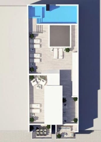 2 slaapkamer Penthouse te koop in Playa del Cura, Torrevieja met zwembad - € 330.000 (Ref: 9970636)