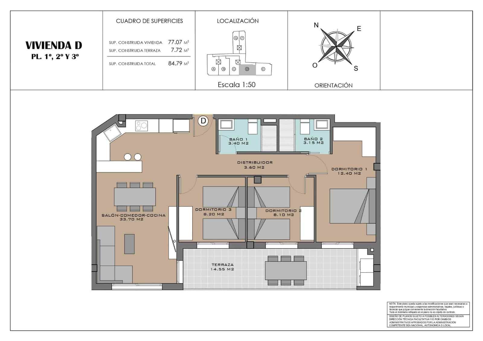 3 bedroom Apartment for sale in Santa Pola with pool garage - € 295,000 (Ref: 9844089)