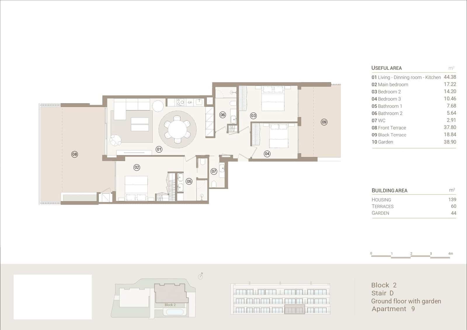 3 Zimmer Apartment zu verkaufen in Las Colinas Golf mit Pool Garage - 640.000 € (Ref: 9844091)