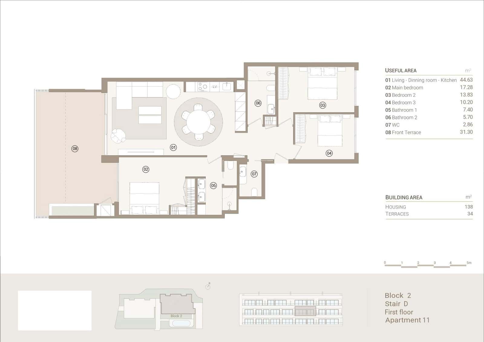 3 Zimmer Apartment zu verkaufen in Las Colinas Golf mit Pool Garage - 640.000 € (Ref: 9844091)