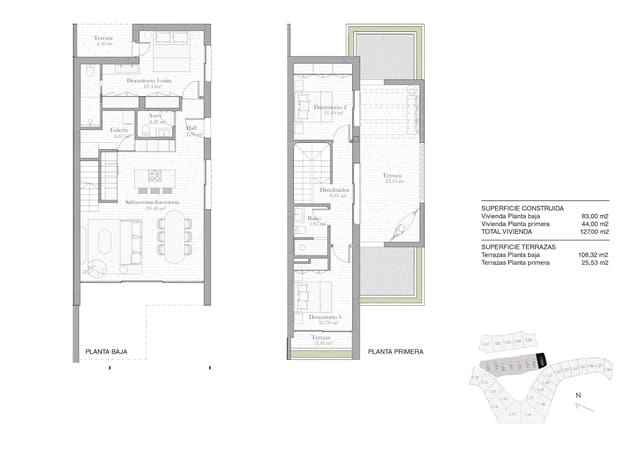 3 Zimmer Villa zu verkaufen in Las Colinas Golf, Orihuela mit Pool Garage - 755.000 € (Ref: 9844093)