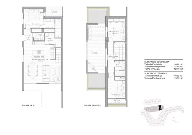 3 Zimmer Villa zu verkaufen in Las Colinas Golf, Orihuela mit Pool Garage - 755.000 € (Ref: 9844093)