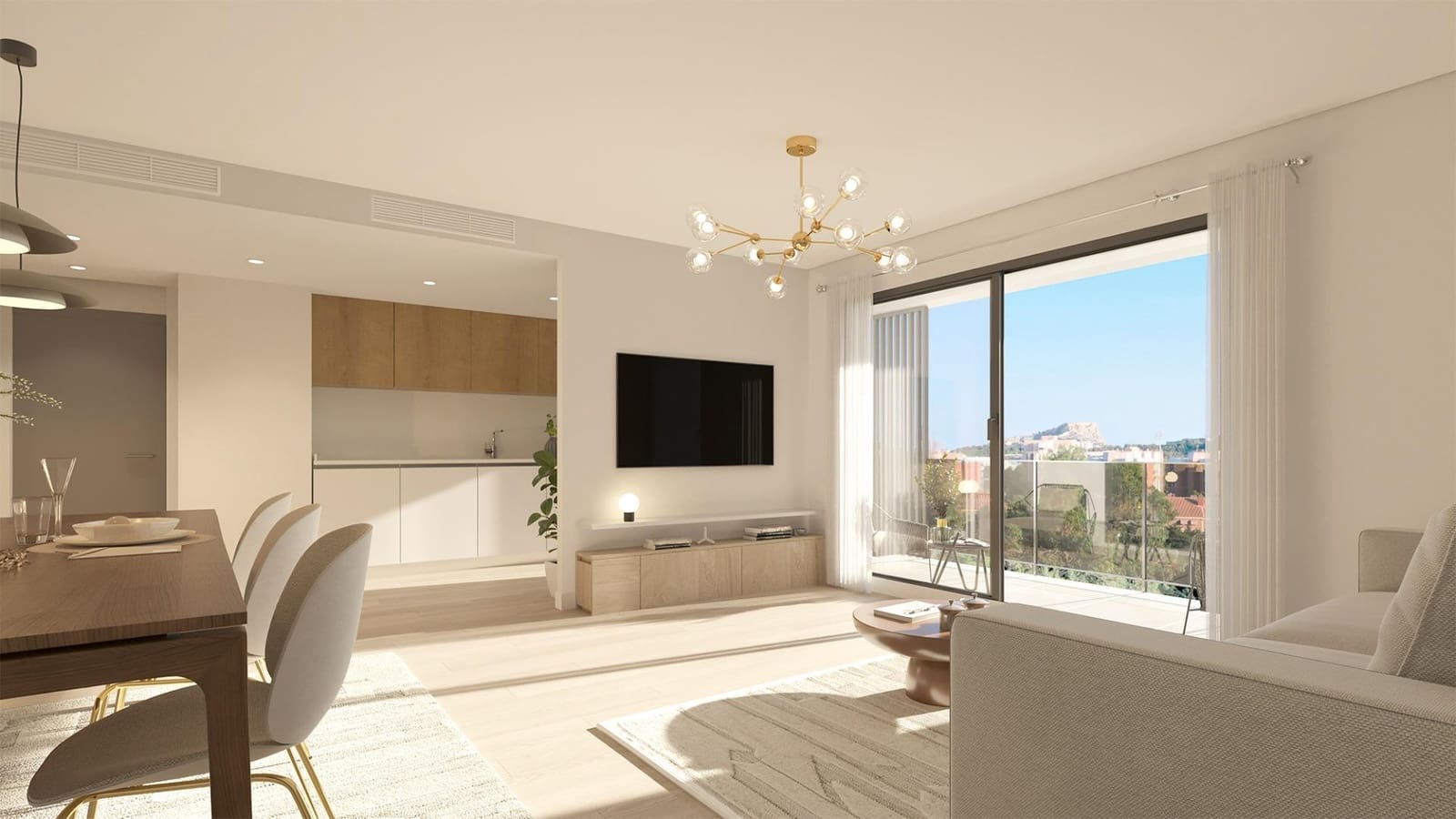 3 camera da letto Attico in vendita in Alicante citta con piscina garage - 434.145 € (Rif: 9844099)