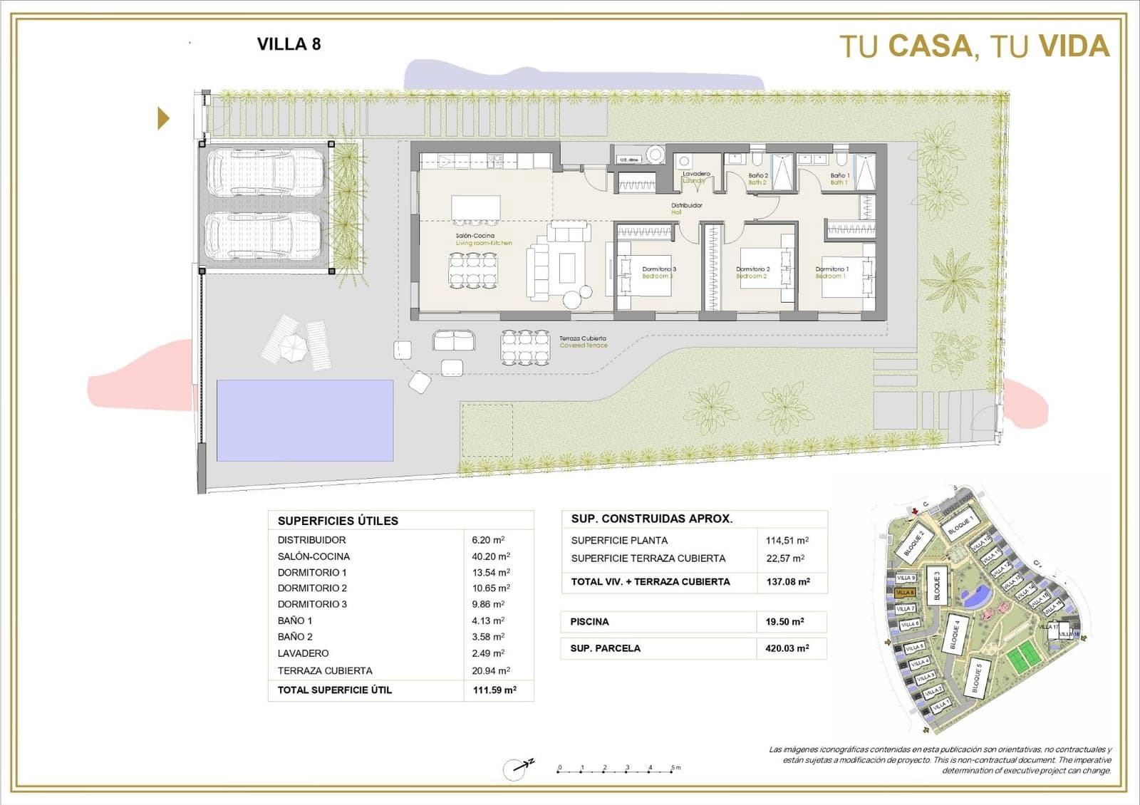 3 quarto Moradia para venda em Finestrat com piscina garagem - 720 000 € (Ref: 9844104)