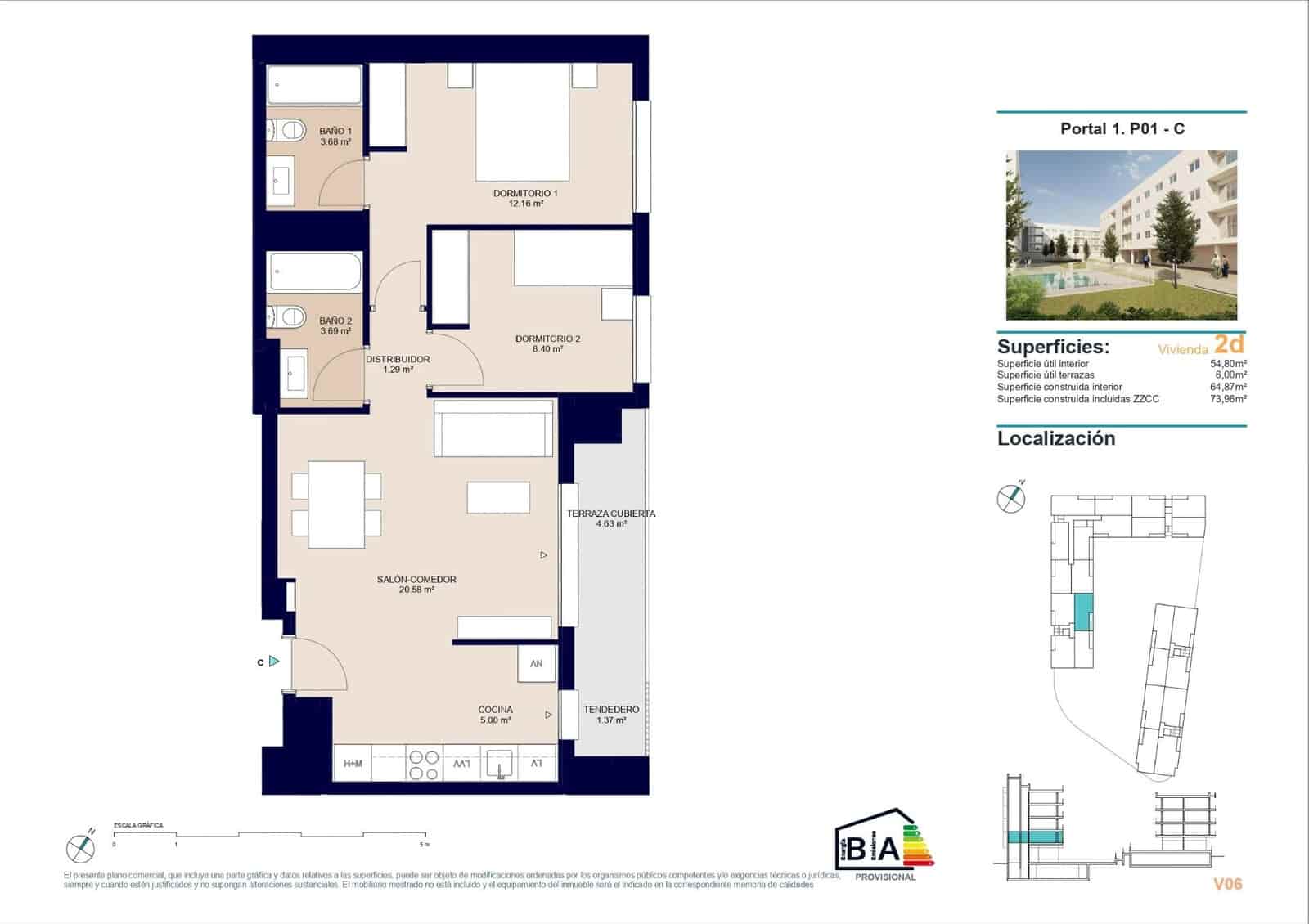 2 bedroom Apartment for sale in Alicante / Alacant city with pool garage - € 240,500 (Ref: 9844106)
