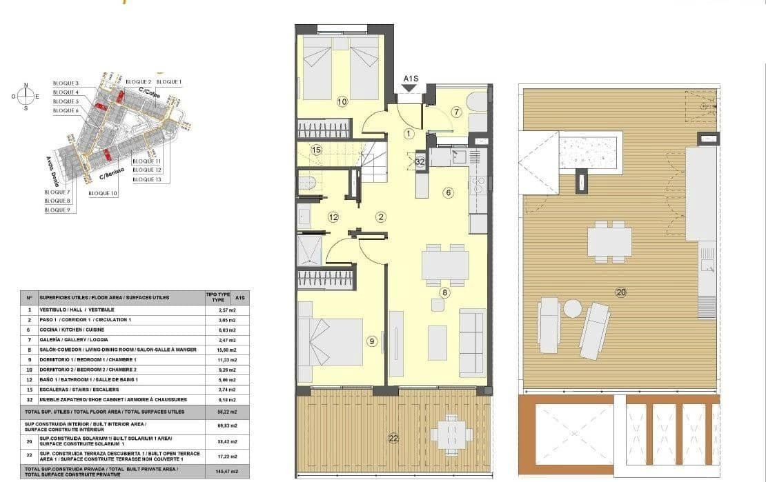 2 bedroom Apartment for sale in Los Balcones with pool garage - € 272,000 (Ref: 9844112)