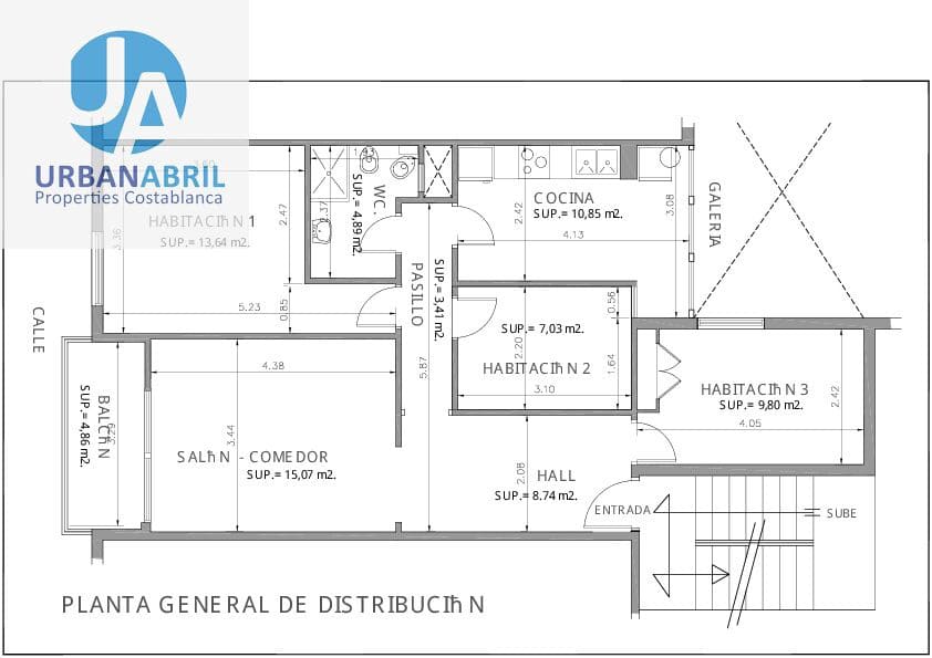 3 slaapkamer Flat te koop in Alicante stad - € 163.000 (Ref: 9844124)