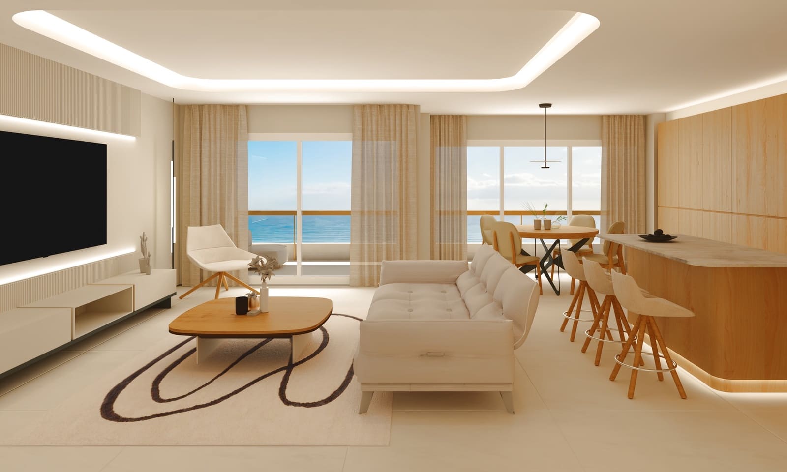 Apartamento de 3 habitaciones en Alicante / Alacant ciudad en venta - 1.200.000 € (Ref: 9626515)