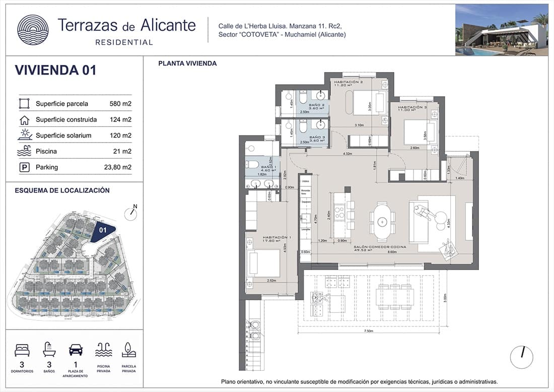 3 camera da letto Villa in vendita in Muchamiel / Mutxamel con piscina garage - 570.000 € (Rif: 9950198)
