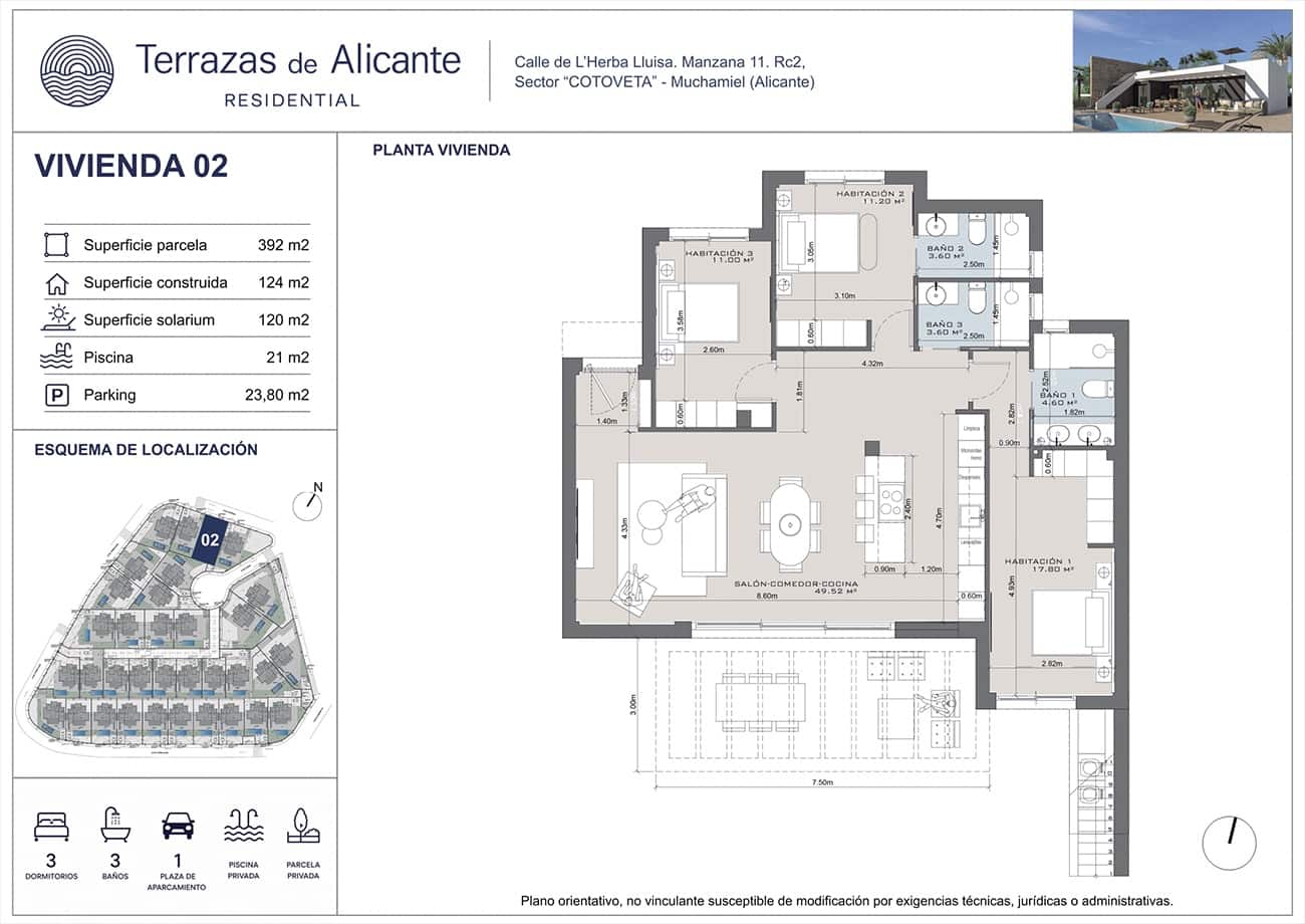 3 camera da letto Villa in vendita in Muchamiel / Mutxamel con piscina garage - 570.000 € (Rif: 9950198)