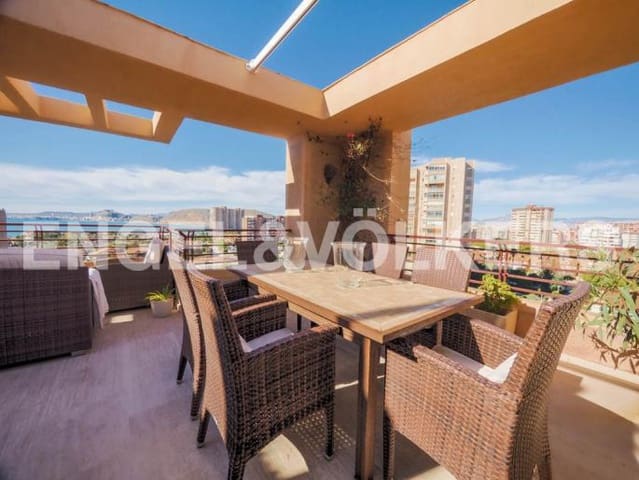 3 soveværelse Penthouse til salg i Cabo de las Huertas, Alicante by med swimmingpool garage - € 615.000 (Ref: 9987237)