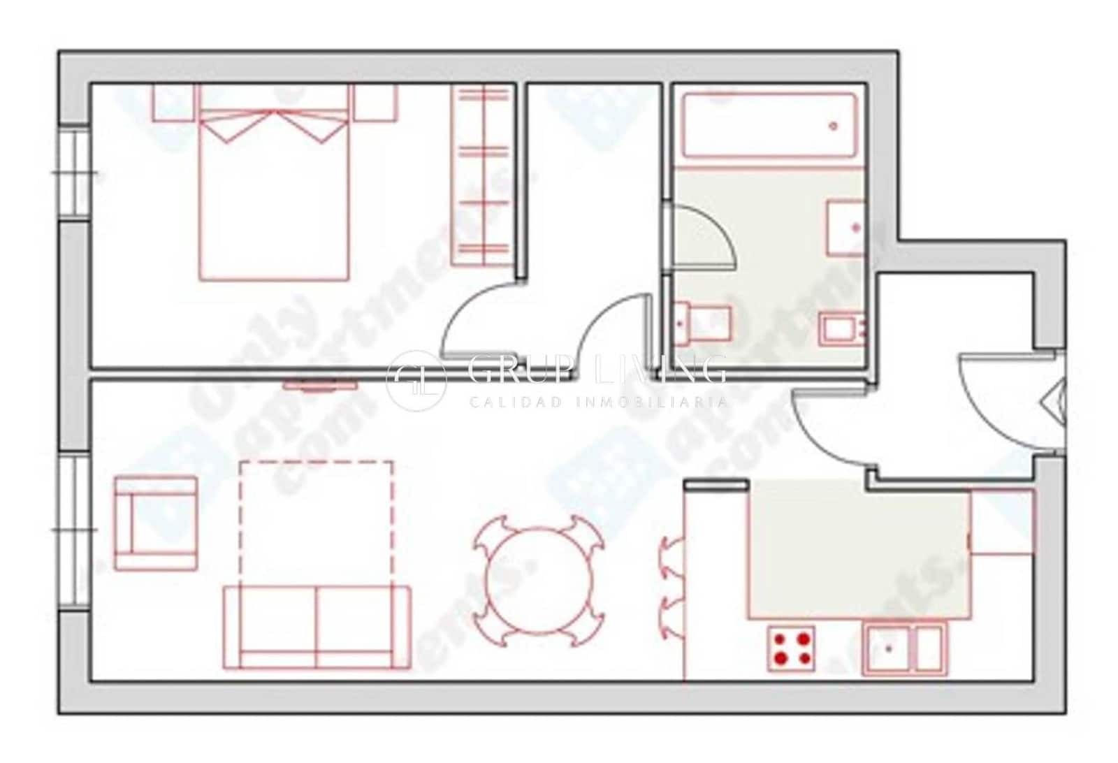 1 Zimmer Wohnung zu verkaufen in Sitges - 315.000 € (Ref: 4753543)